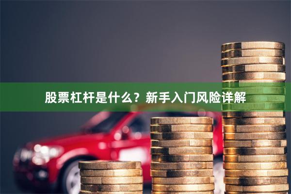 股票杠杆是什么？新手入门风险详解