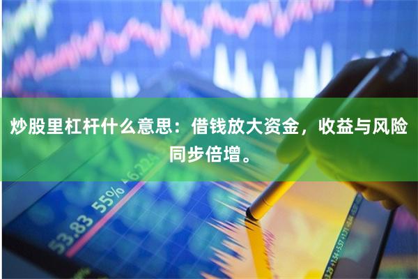 炒股里杠杆什么意思：借钱放大资金，收益与风险同步倍增。